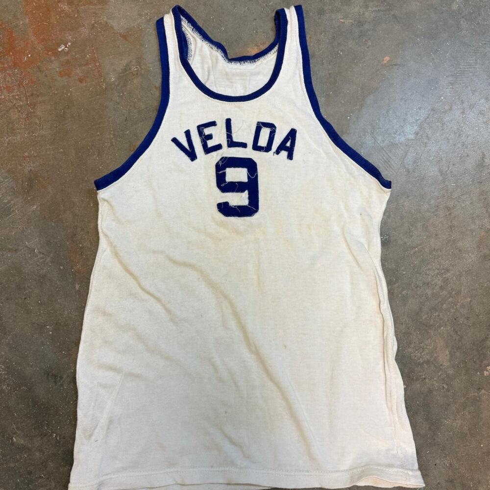 1940s/1950s double sided basketball jersey